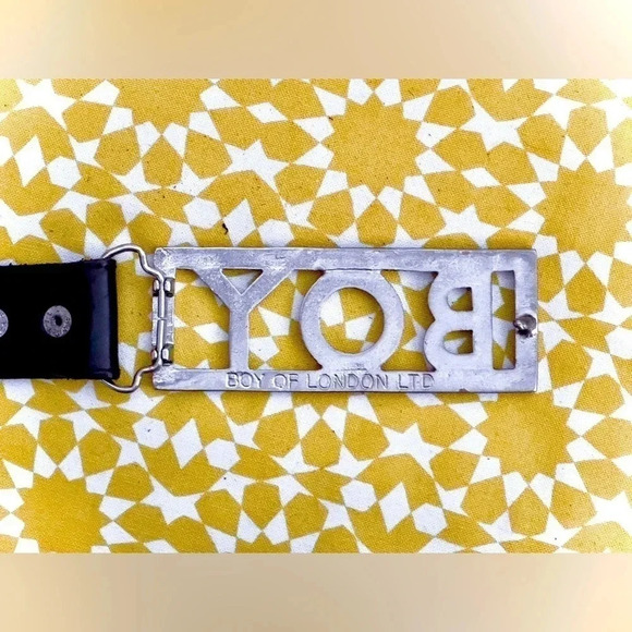 Boy London — Vintage 80’s Name Plate [BOY] Buckle - Picture 2 of 3